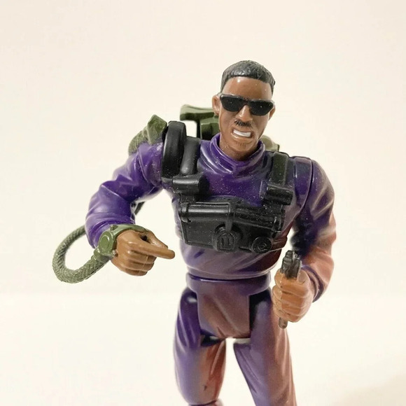 Vtg 1996 Men In Black Flame Blasting Jay Loose Action Figure Galoob - Picture 2 of 15
